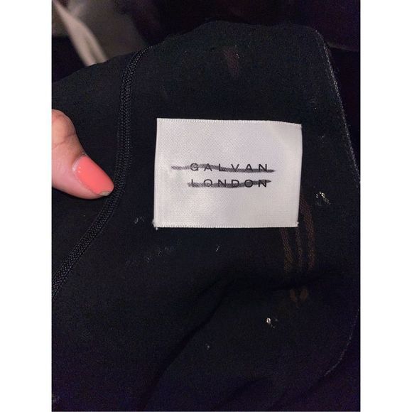 GALVAN Peek-A-Boo Sequin Halter Gown $2350 - Picture 11 of 12